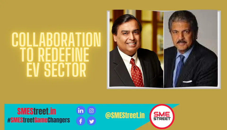 Mukesh Ambani, Anand Mahindra, MoU EV
