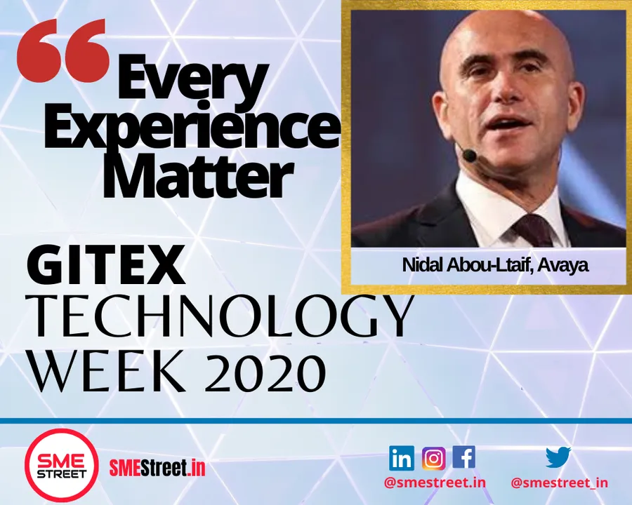 Nidal Abou-Ltaif, Avaya , SMEStreet, GITEX Technology Week 2020