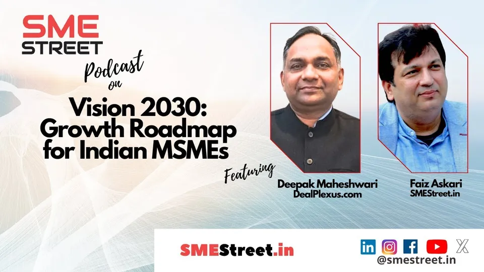 SMEStreet ViewPoint With CA Deepak Maheshwari Co-Founder DealPlexus.com and Jindigi Live Consulting