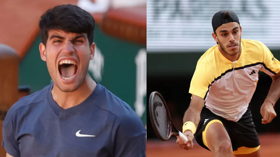 Carlos Alcaraz vs Francisco Cerundolo (Source - X)