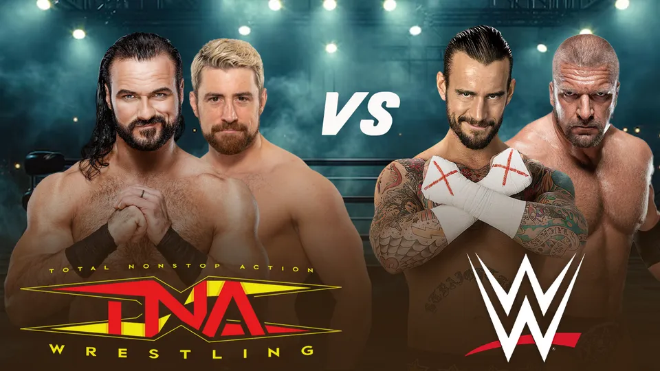 Will Drew McIntyre lead the TNA invasion by teaming up with Joe Hendry and All-Star against WWE ft. CM Punk, Triple H, and others?