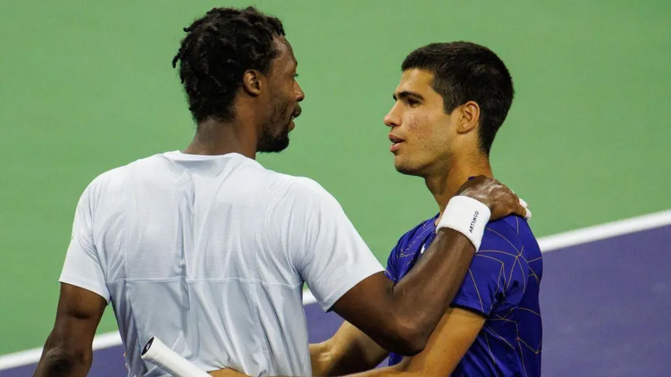 Gael Monfils & Carlos Alcaraz (Source: X)