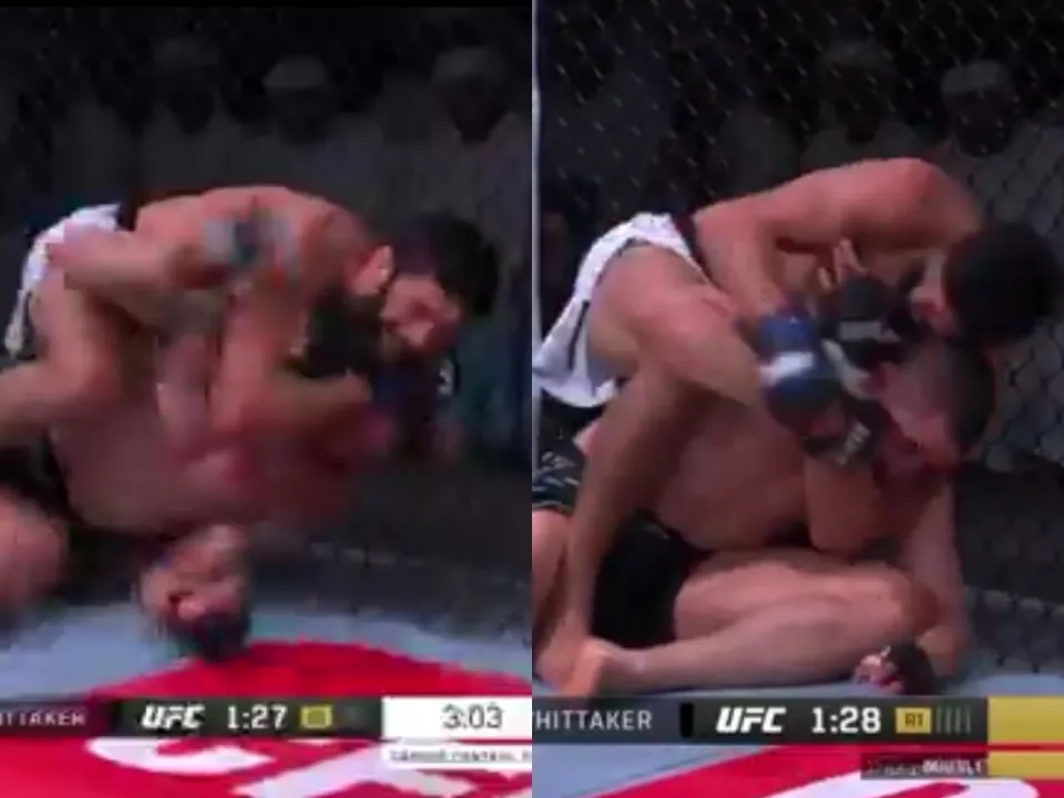 Khamzat Chimaev submits Robert Whittaker