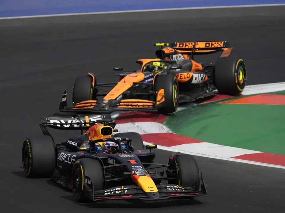 Max Verstappen and Lando Norris 