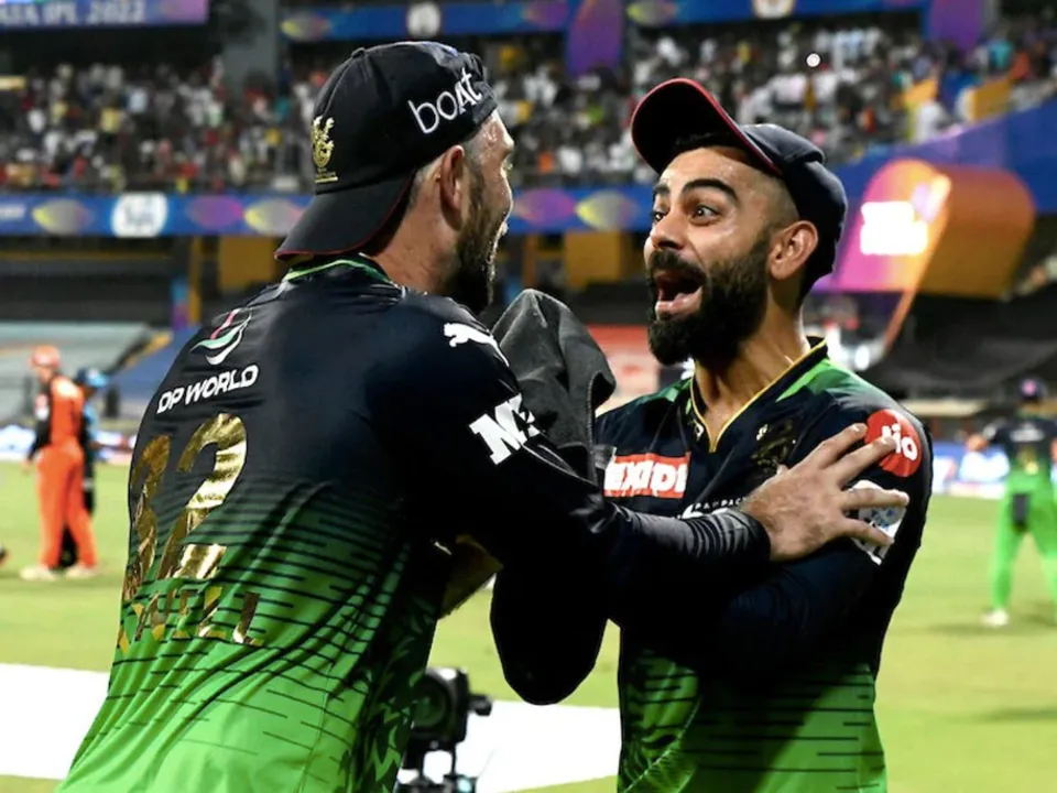 Glenn Maxwell and Virat Kohli