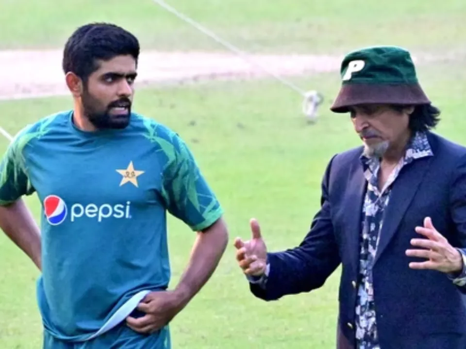 Babar Azam and Ramiz Raja