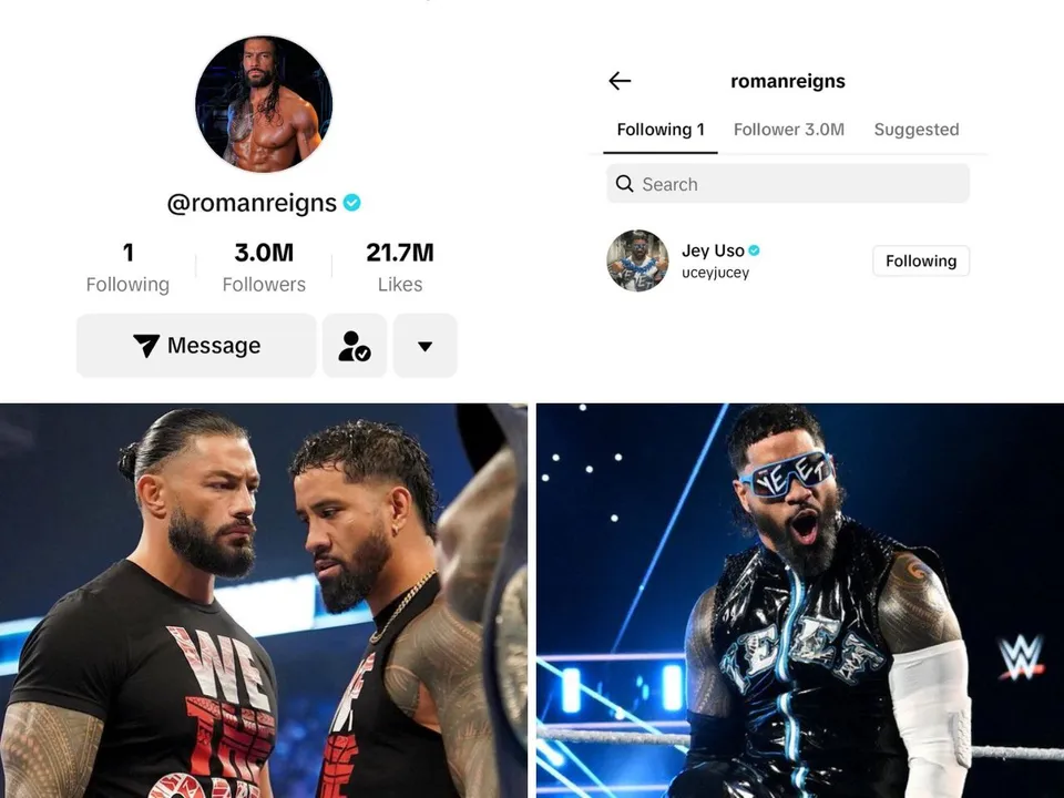Roman Reigns follows a person for the first time on Instagram: It's a Bloodline star!