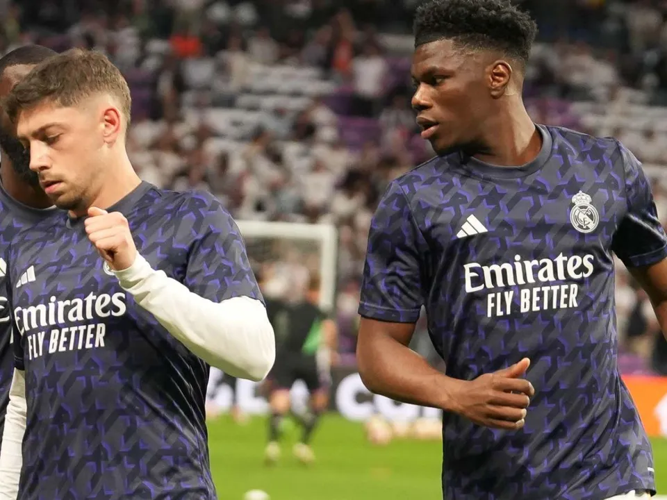 Federico Valverde and Aurelien Tchouameni