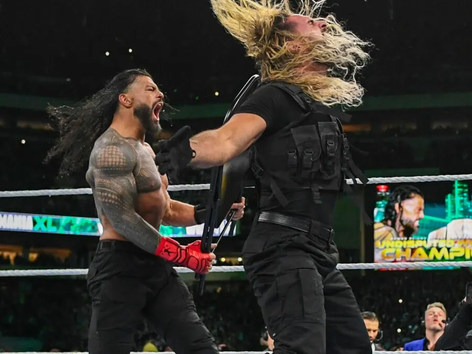'Anytime I have a chance to f*ck him up' - Roman Reigns reacts to him smashing Seth Rollins with steel chair at WrestleMania XL