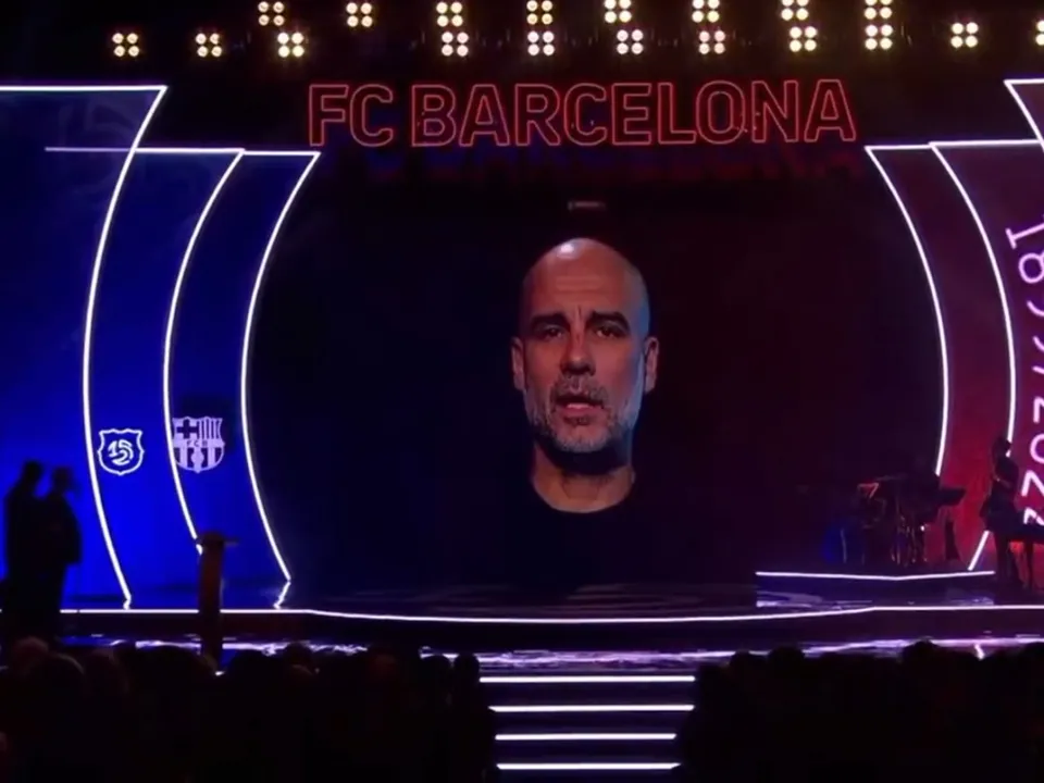 Pep Guardiola singing