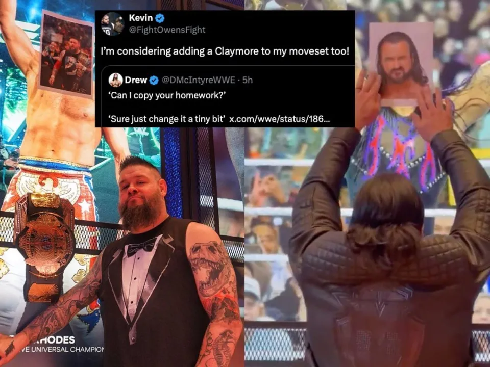 Kevin Owens claims to add Drew McIntyre's Claymore into his move set