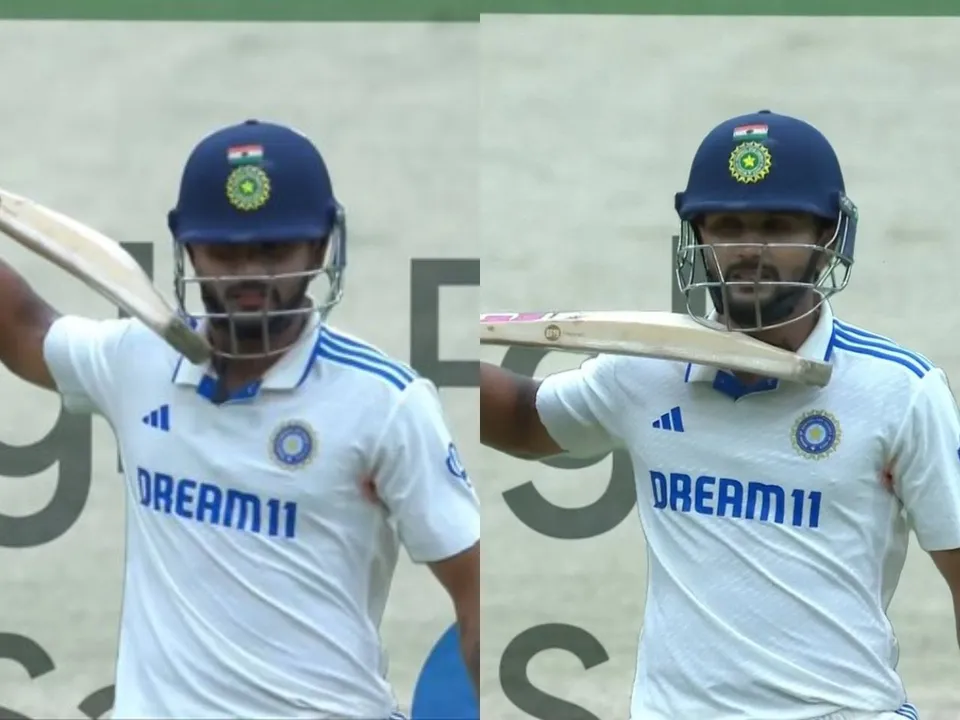 Nitish Kumar Reddy's 'Pushpa' move