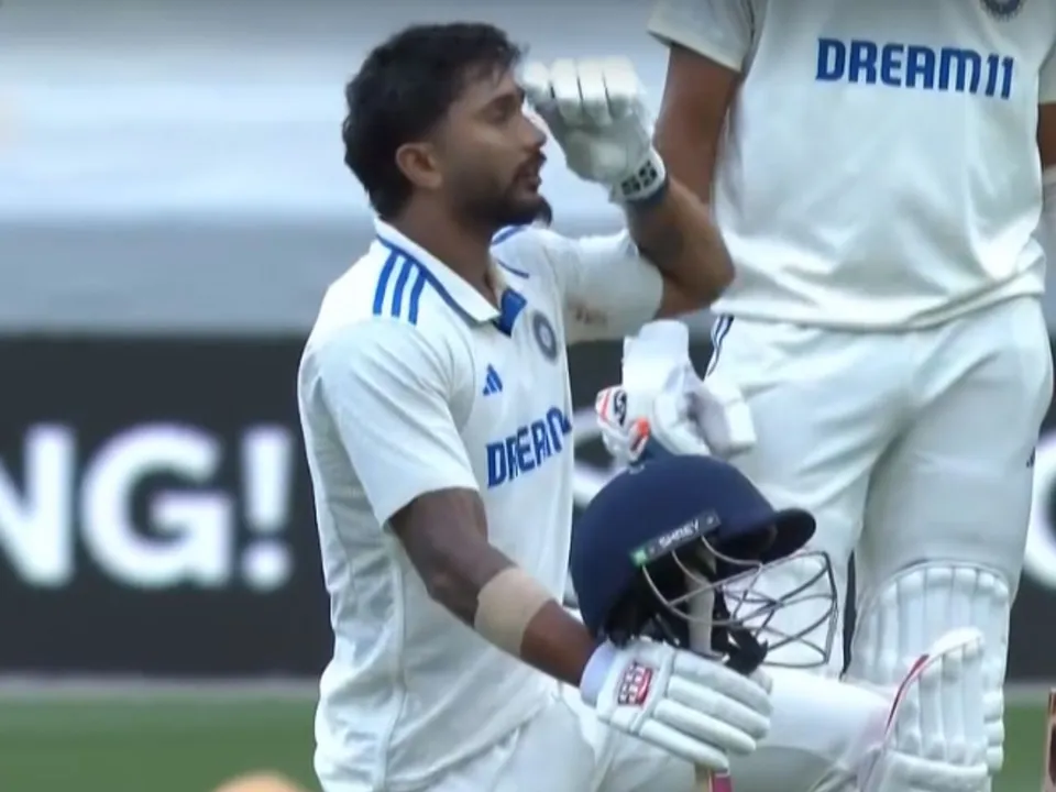 Nitish Kumar Reddy century MCG