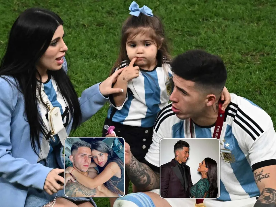 Enzo Fernandez with his ex-partner Cervantes and Kids (File Photo: X)