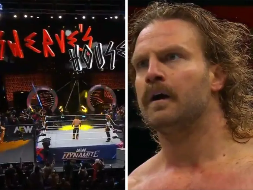 WATCH: Ricochet scares Hangman Page by pump faking Swerve Strickland's theme on AEW Dynamite