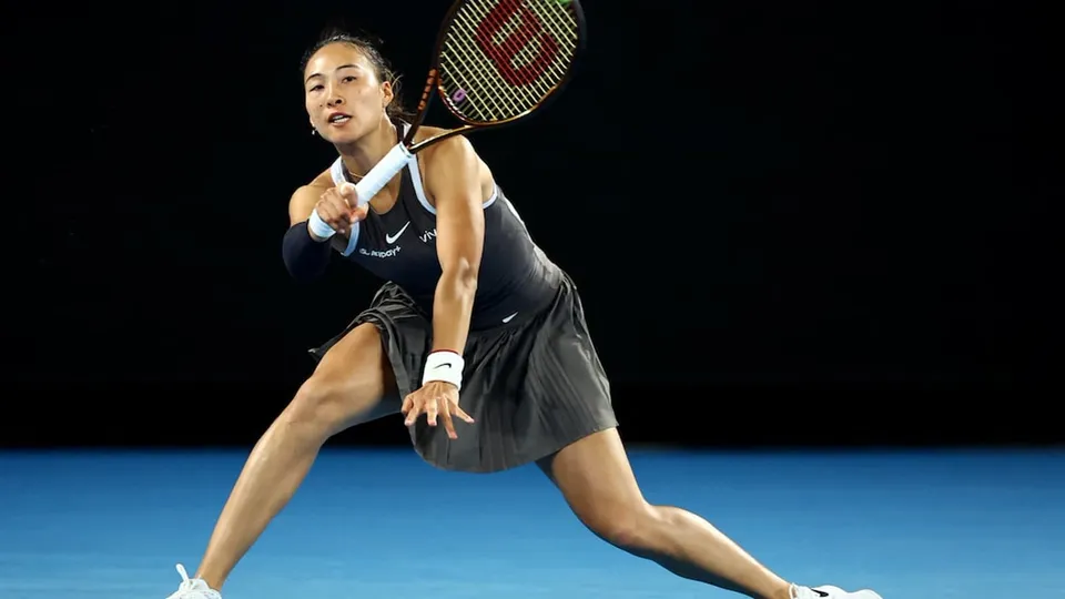 Tennis star player Zheng Qinwen