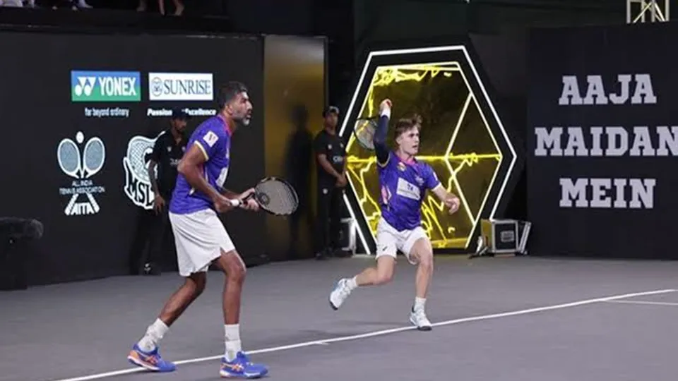 Rohan Bopanna and his new Colombian partner Nicolas Barrientos bowed out