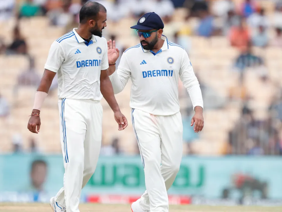 Akash Deep and Rohit Sharma