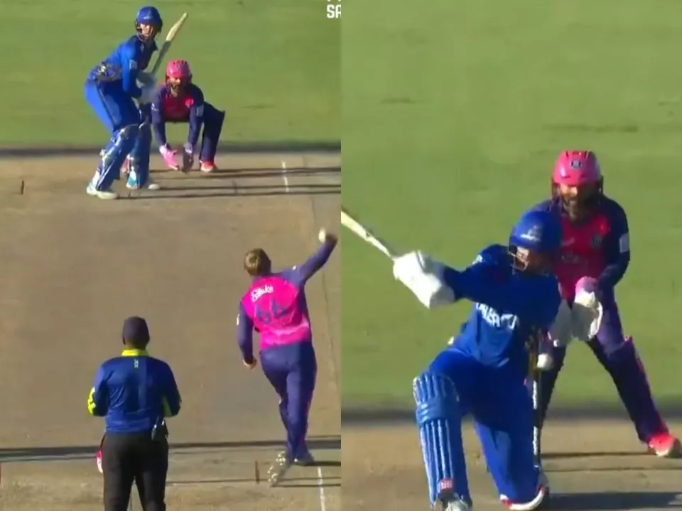 Joe Root gets a wicket in SA20