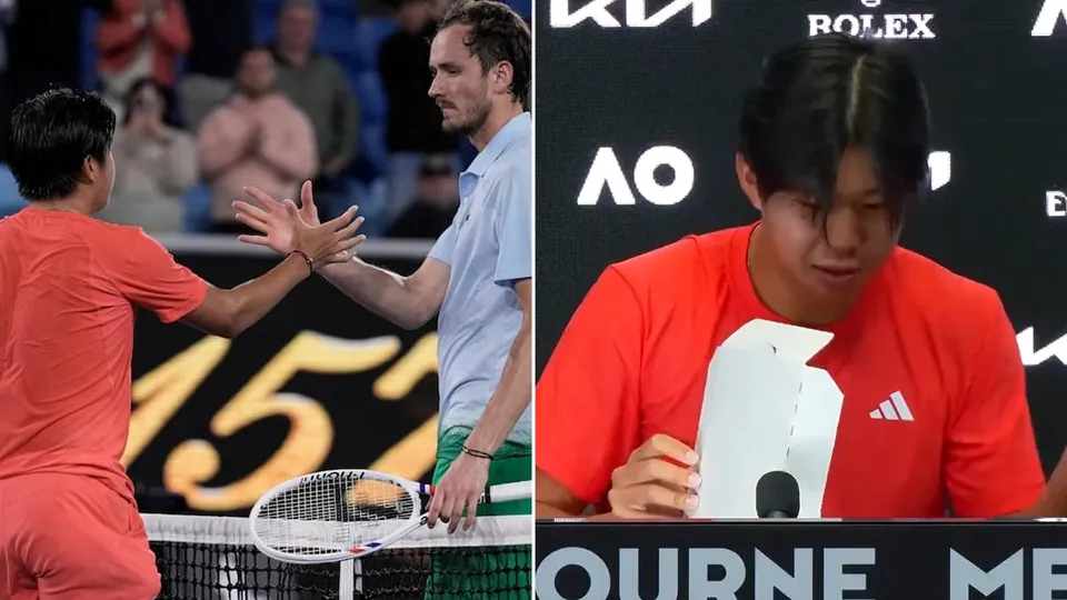 Tennis star Daniil Medvedev and Learner Tien