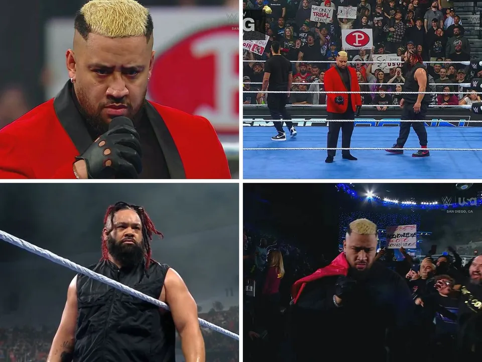 WATCH: Solo Sikoa does not speak a word on WWE Smackdown, goes out of arena after big loss to Roman Reigns in Tribal Combat