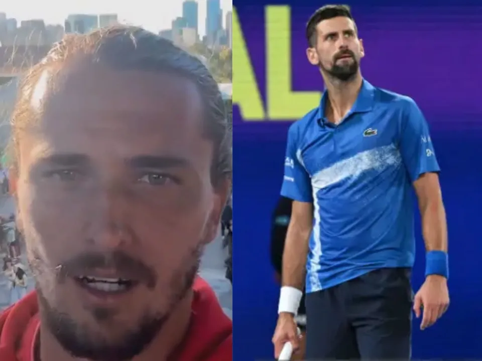 Alexander Zverev records video for his fans