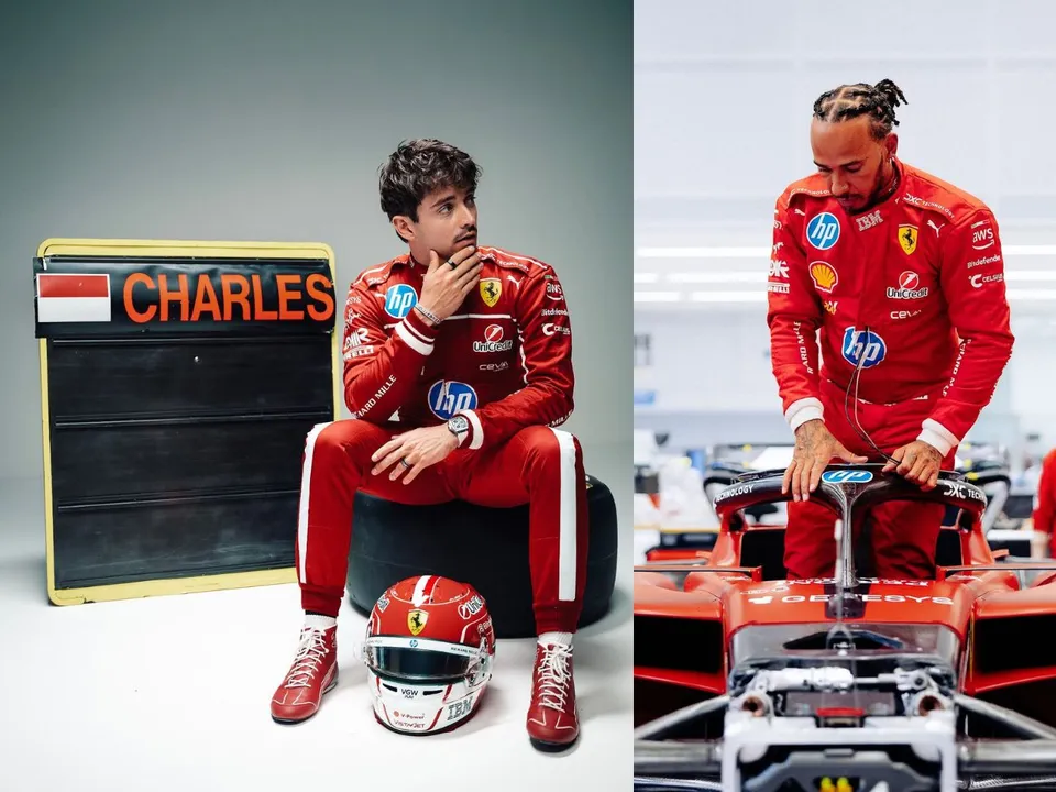 Charles Leclerc suffered due to Hamiltons crash during Ferrari test in Barcelona