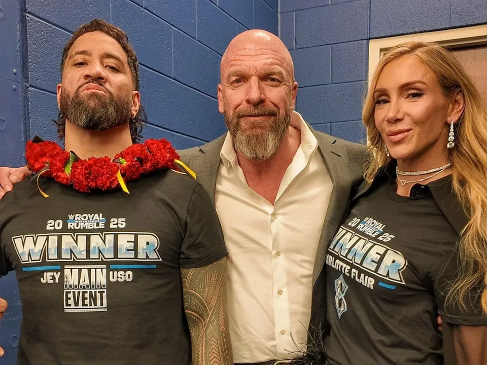 Jey Uso and Charlotte Flair's Royal Rumble winning posts receive more dislikes than likes on YouTube