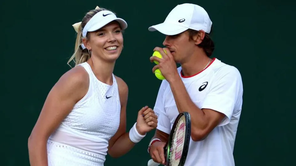 Tennis star Katie Boulter and Alex de Minaur