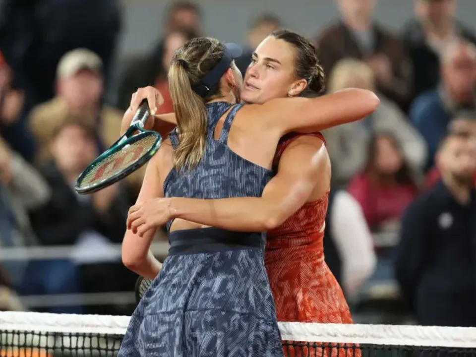 Paula Badosa and Aryna Sabalenka light heart moments in Qatar Open 2025