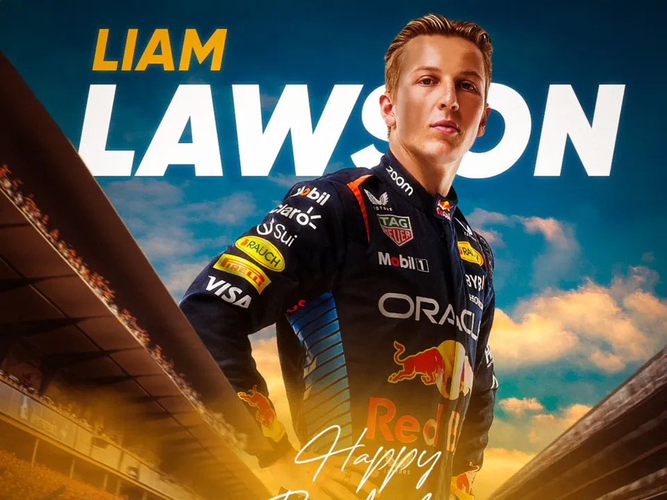 Liam Lawson is celebrating his birthday as a Red Bull F1 driver