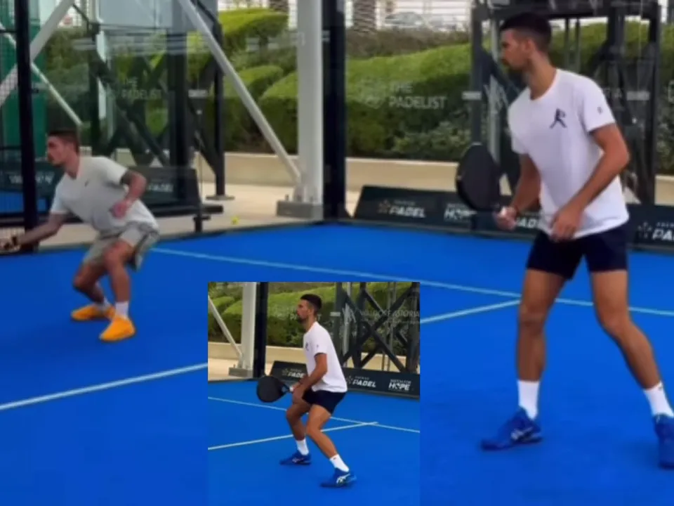 Novak Djokovic and Marco Verratti