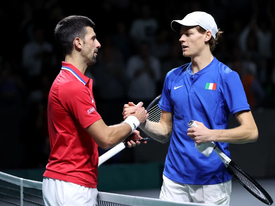 JANNIK Sinner and Novak Djokovic