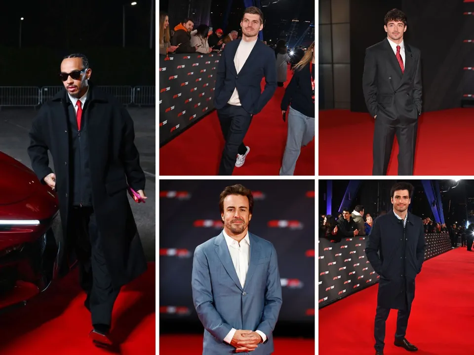 F1 drivers Red Carpet
