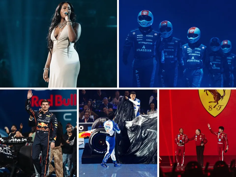 The Best Team Intro's F1 75 event.