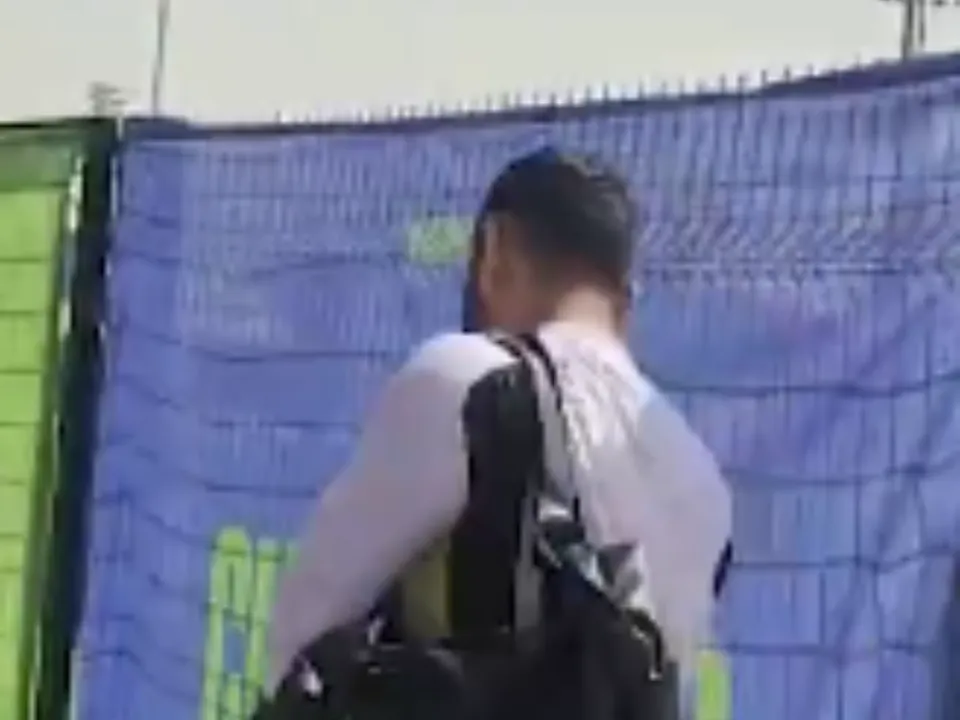 Virat Kohli reaches for practice ahead of game against Pakistan (File Photo: screengrab/X)