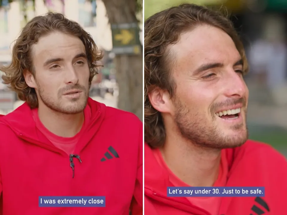 Stefanos Tsitsipas's candid 'Never Have I Ever' session
