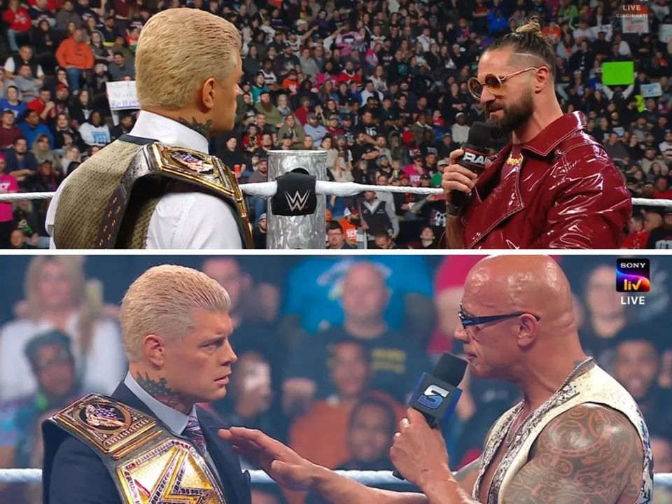 WATCH: Seth Rollins advises Cody Rhodes to not sell his soul to The Rock on WWE Raw