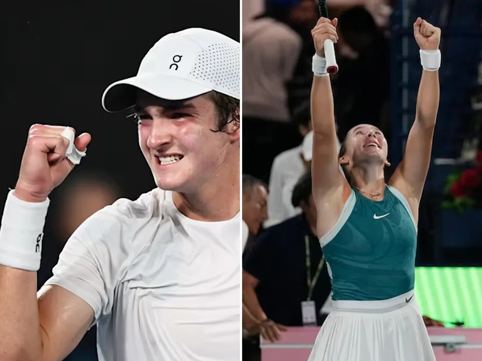 Joao Fonseca and Mirra Andreeva