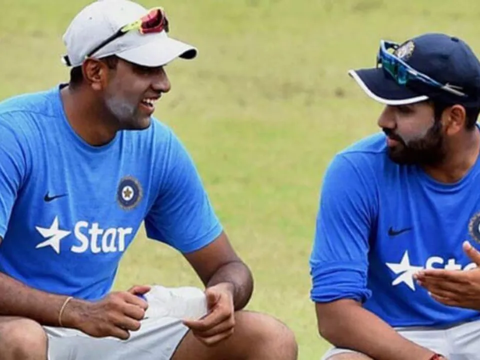 Ravichandran Ashwin and Rohit Sharma (File Photo: X)