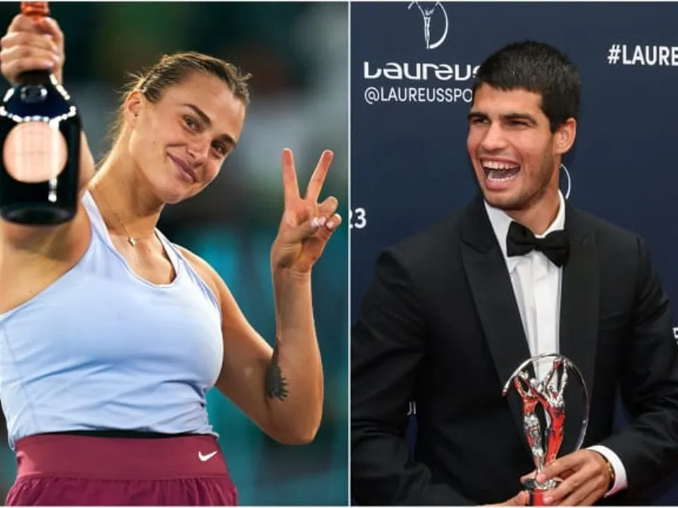 Tennis sensations Carlos Alcaraz and Aryna Sabalenka