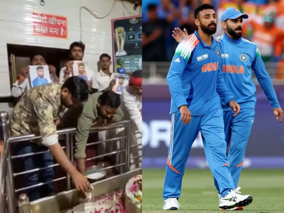 Fans pray for Team India's win (File Photo: X)