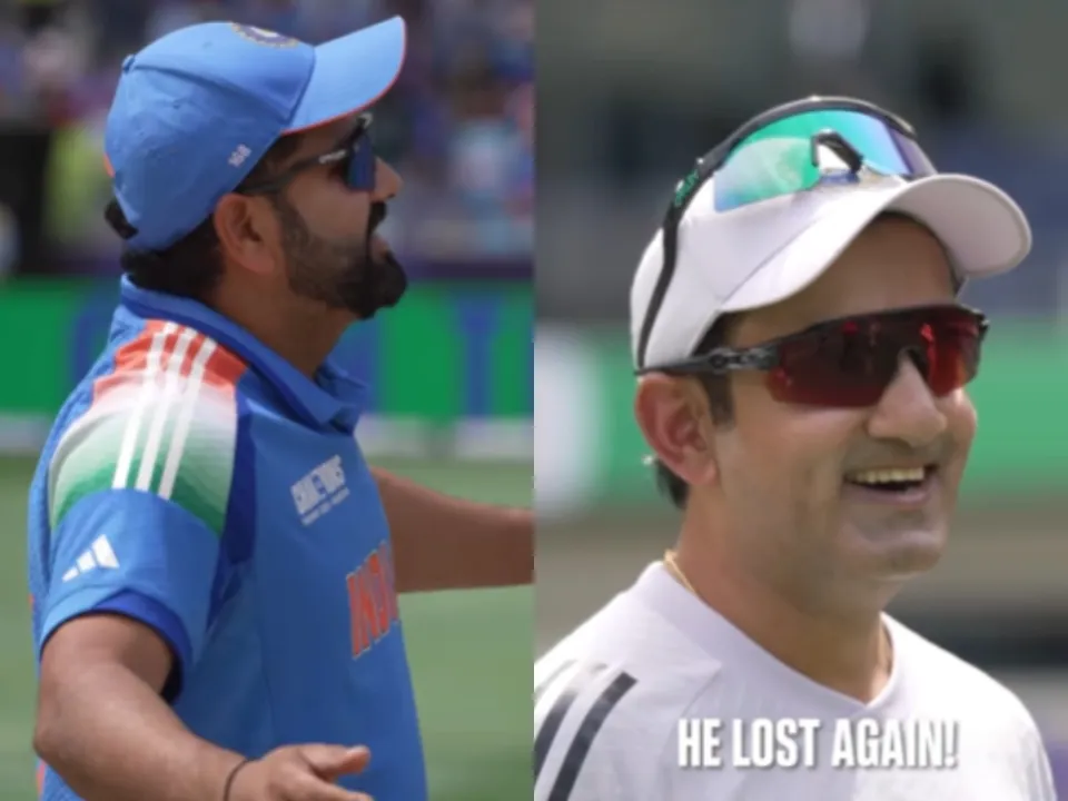 Rohit Sharma and Gautam Gambhir (File Photo: Screengrab/Instagram/ICC) 