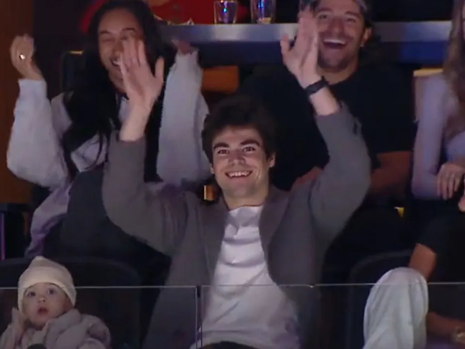 Lance Stroll was seen at an NHL match in canada