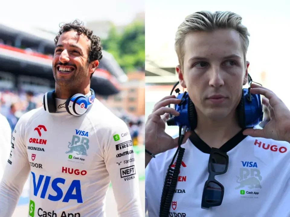 Daniel Ricciardo and Liam Lawson (File Photo: X/Internet)