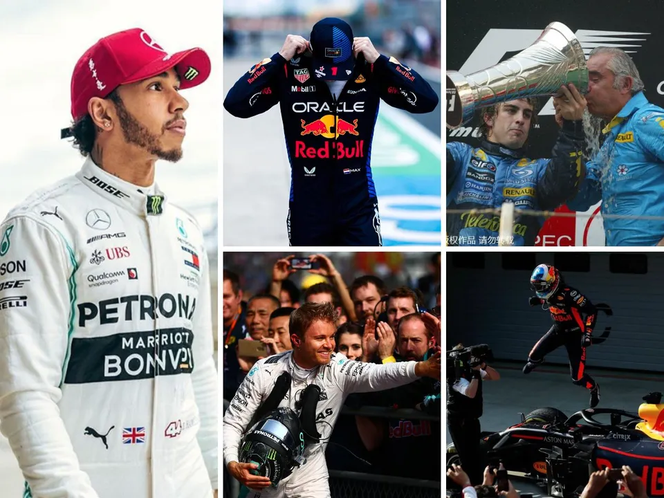 F1 drivers with most Chinese GP wins