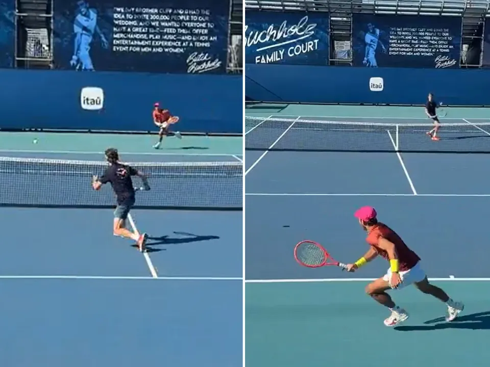  Andrey Rublev and Flavio Cobolli Fine-Tune Their Games Under the Florida Sun