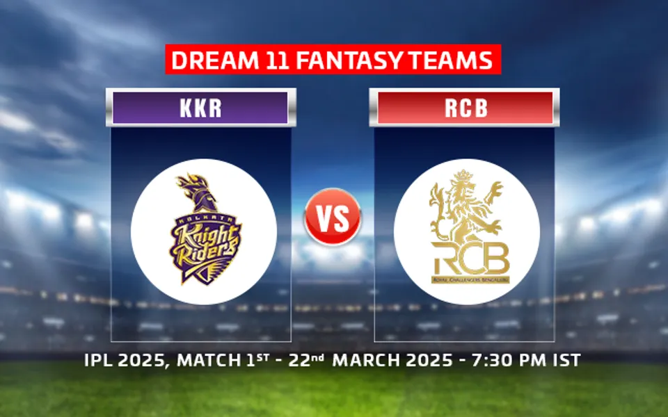 KKR vs RCB Dream 11