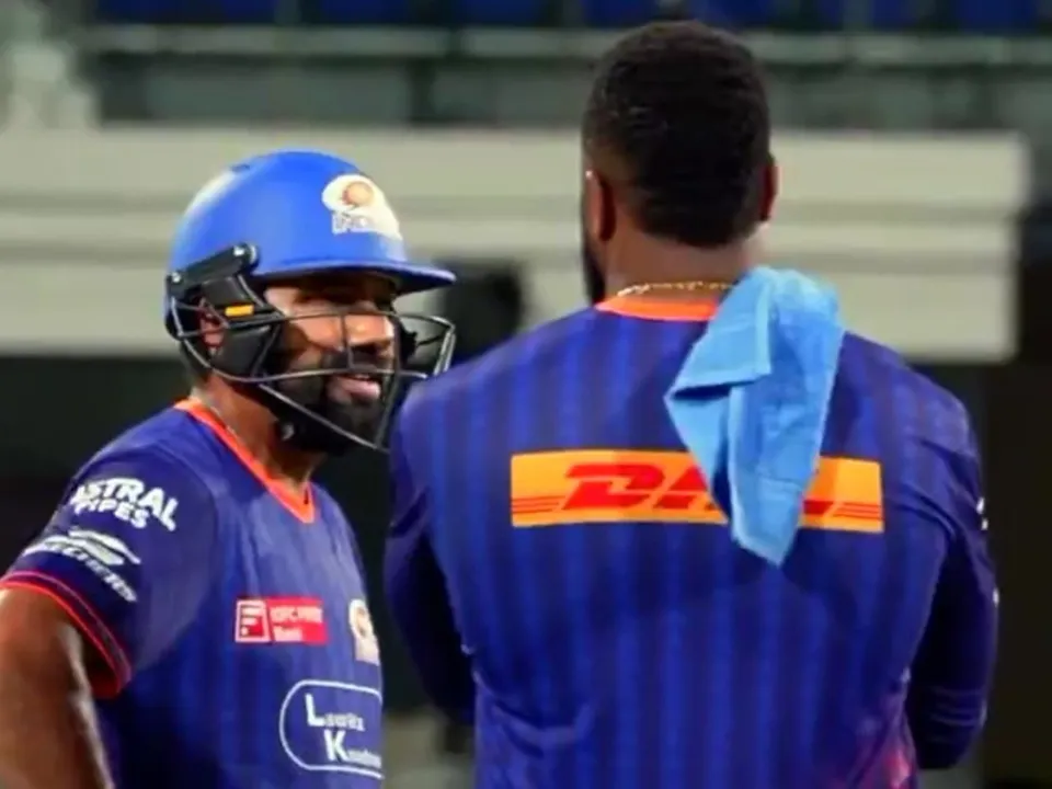 Rohit Sharma sports 'SAR' on his batting gloves during practice