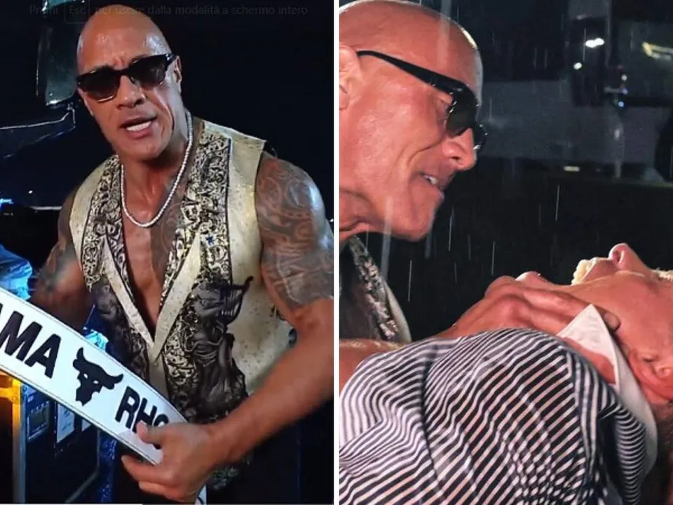 WATCH: On this day in 2024, The Rock gave belt treatment to Cody Rhodes and made him bleed
